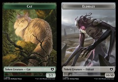 Cat (0030) // Eldrazi (0001) Double-Sided Token - Foil